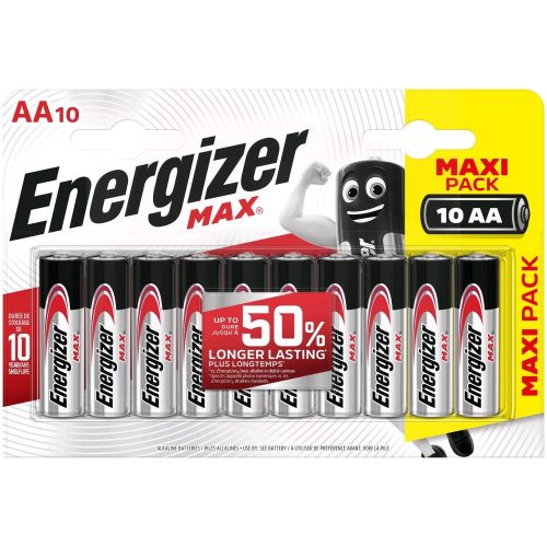 Energizer Max LR6/10 1,5V tartós AA ceruza elem