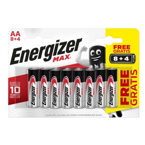 Energizer Max LR6/12 1,5V tartós AA ceruza elem