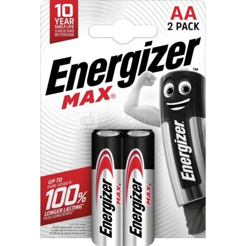 Energizer Max AA ceruza elem LR6 bl/2