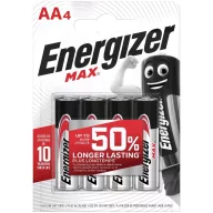 Energizer Max LR6/4 Alkaline 1,5V tartós AA ceruza elem