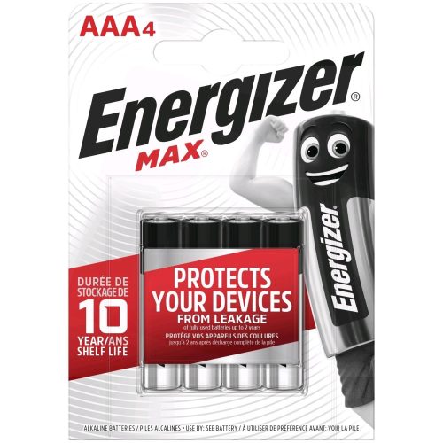 Energizer Max LR03/4 1,5V tartós AAA mikro elem