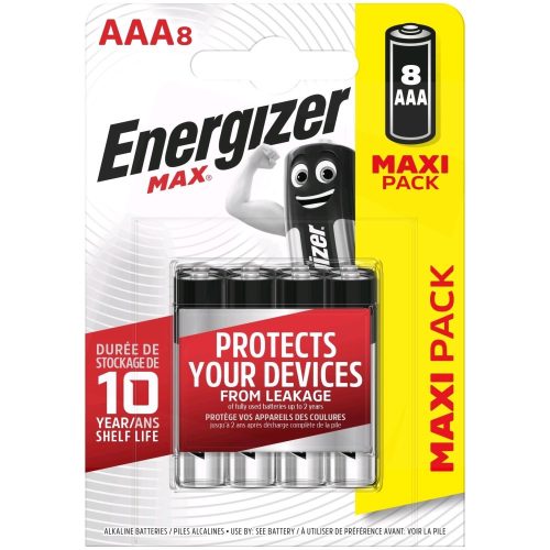 Energizer Max LR03/8 1,5V tartós AAA mikro elem