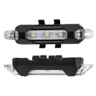 ENTAC Led USB fehér első/hátsó kerékpár lámpa