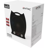 Entac Hordozható Ventilátoros fűtőtest 2000W-Fekete