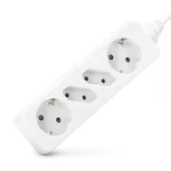 Entac M1 Elosztó 4 Foglalat 2x16A 2x2.5A 1,5m 3G1.5