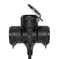 Entac O1 Elosztó 3 Foglalat 0.5m IP44