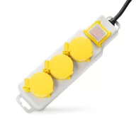 Entac O1 Elosztó 3 Foglalat Kapcsolóval IP44 1,5m 3G1.5