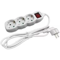 Entac S1 Elosztó 3 Foglalat Kapcsolóval 3m 3G1.5