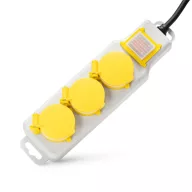 Entac O1 Elosztó 3 Foglalat Kapcsolóval IP44 5m 3G1.5