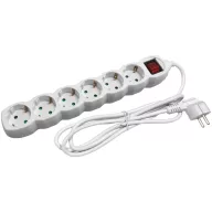 Entac S1 Elosztó 6 Foglalat Kapcsolóval 3m 3G1.5