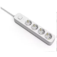 Entac D2 Elosztó 4 Foglalat Kapcsolóval 3m 3G1.5