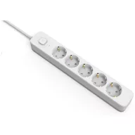 Entac D2 Elosztó 5 Foglalat Kapcsolóval 1.5m 3G1.5