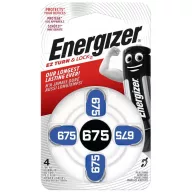 Energizer 675/4 PR44 1,45V hallókészülék elem