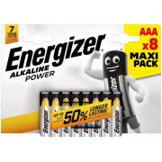 Energizer Alkaline Power AAA 8db LR03 tartós mikro elem