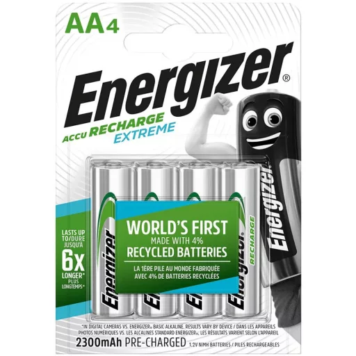 Energizer EXTREME 2300mAh HR6/4BP NiMh ceruza akkumulátor AA tölthető elem
