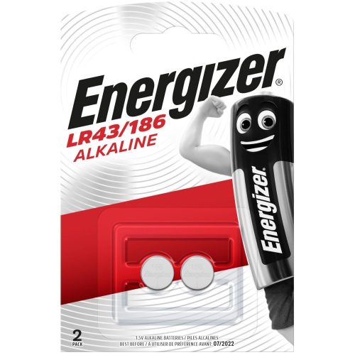 Energizer LR43 AG12 186 L1142F  1,5V alkáli gombelem bl/2