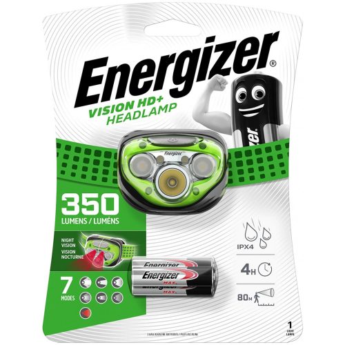 Energizer VISION HD+ HEADLAMP 350 Lumen LED fejlámpa