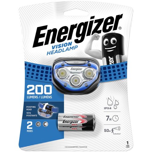 Energizer VISION HEADLIGHT 200 Lumen Led fejlámpa