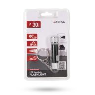 Entac Elemlámpa 5LED Kulcstartós Fekete