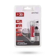 Entac Elemlámpa 5LED Kulcstartós Piros