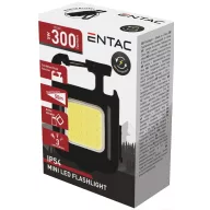   Entac Kulcstartó 300lm EFL-CUBE újratölthető mini LED zseblámpa