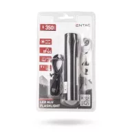   Entac 3W XPE+ 2W LED 1200mAh 350lm Powerbank újratölthető aluminium zseblámpa
