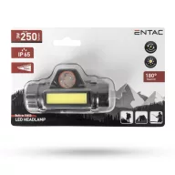 Entac 3W 250lm 18650 EHL-3W-180R-250 tölthető Fejlámpa