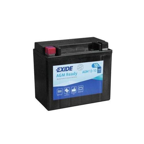 Exide AGM 12-10 (YTX12-BS) 12V 10Ah 150A bal+ gondozásmentes AGM (zselés) motor akkumulátor