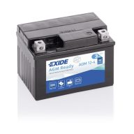Exide AGM 12-4 YTX4L-BS YB4L-B YTZ5S 12V 3Ah jobb+ gondozásmentes (zselés) motor akkumulátor
