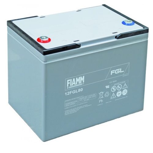 FIAMM 12FGL80 12V 80Ah Ipari zárt (zselés) ólomakkumulátor