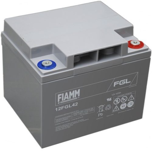 FIAMM 12FGL42 12V 42Ah Ipari zárt (zselés) ólomakkumulátor