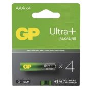 GP Ultra Plus LR03/4BP G-TECH B03114 AAA tartós mikró elem