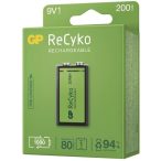 GP ReCyko 9V 200mAh HR22 B2152 tölthető elem