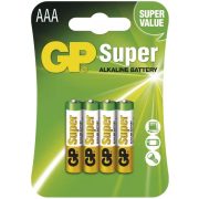 GP SUPER 24A-2U4 LR03/4BP AAA mikro elem