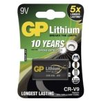 GP 9V CR-V9 6LF22 6F22 B1509 Lithium elem