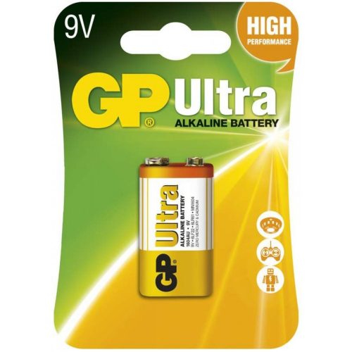 GP ULTRA 6LF22 1604AU Alkaline 9V elem