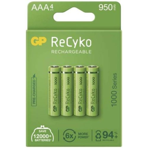 GP AAA ReCyko 950mAh 4db mikro tölthető elem