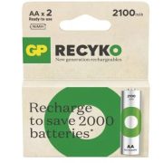 GP ReCyko 2100mAh NiMH HR6 AA 2db tölthető ceruza elem B25212