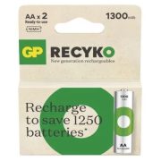 GP ReCyko 1300mAh NiMH HR6 AA 2db tölthető ceruza elem B25232