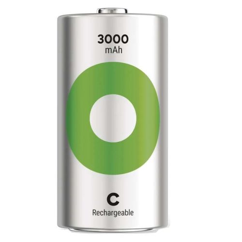 GP ReCyko 3000mAh NiMH HR14 C 2db tölthető baby elem B2533