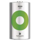   GP ReCyko 3000mAh NiMH HR20 D 2db tölthető góliát elem B2543