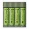 GP B421 Charger +4db 2600mAh ReCyko HR6 AA tölthető ceruza elem B52427U