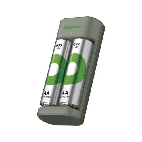 GP Akkumulátor töltő Eco E221+2xAA ReCyko 2100mAh B50224