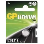 GP CR1216 3V Lithium gombelem bl/5