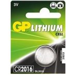 GP CR2016 3V Lithium gombelem bl/5