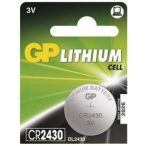 GP CR2430 3V Lithium gombelem bl/5