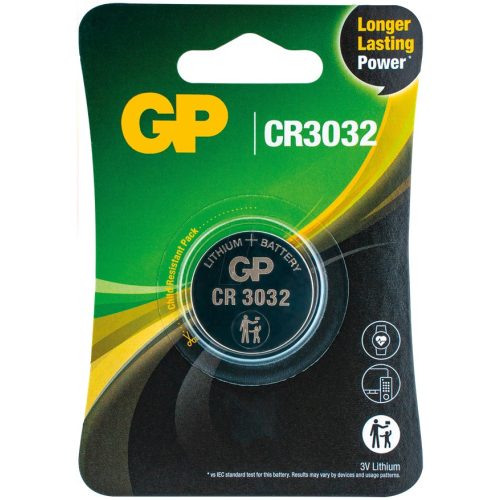 GP CR3032 3V Lithium gombelem