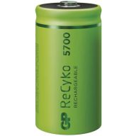   GP ReCyko 5700mAh HR20/2BP B2145 NiMh góliát akkumulátor D tölthető elem