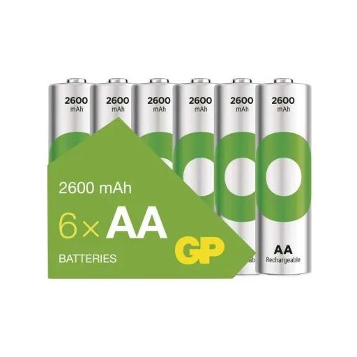GP 2600mAh HR6/6S B2527V NiMH ceruza akkumulátor AA tölthető elem