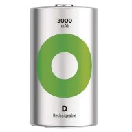   GP ReCyko 3000mAh HR20/2BP B2543 NiMH góliát akkumulátor D tölthető elem